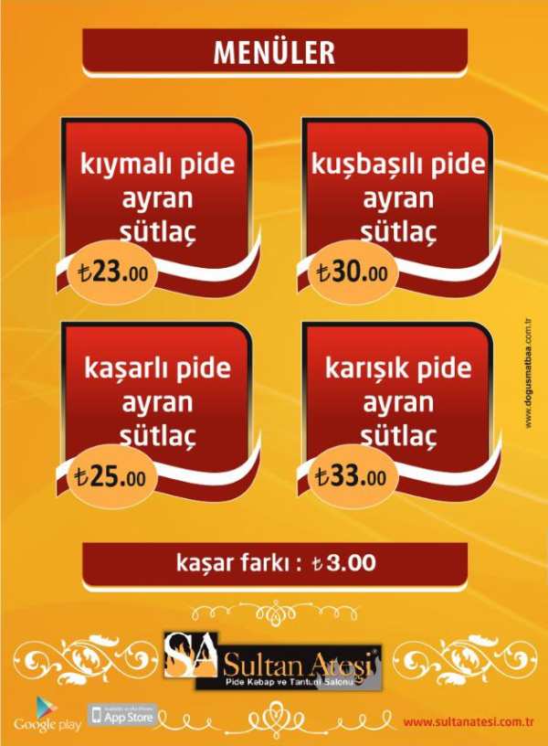eskişehir yemek sipariş sultan ateşi yemek online yemek kebap tantuni pide sipariş çiğ köfte